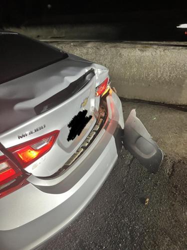 Damaged Chevy Malibu