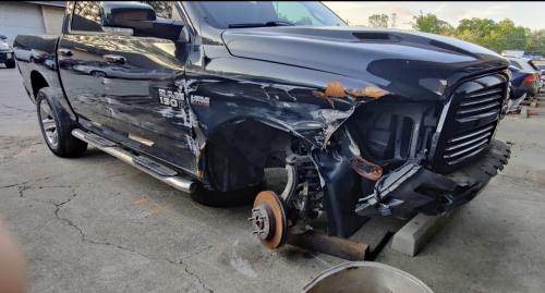 Damaged Dodge Ram