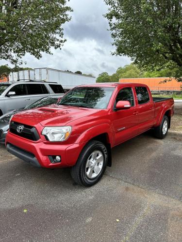 Red Toyota Tacoma