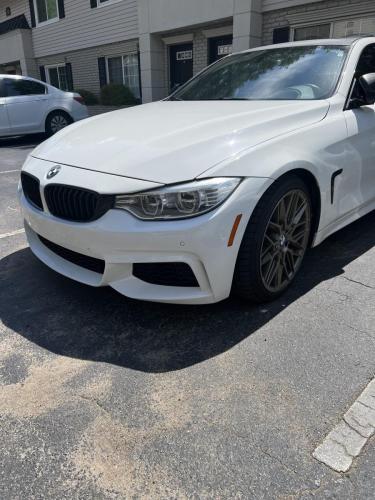 Repaired White BMW